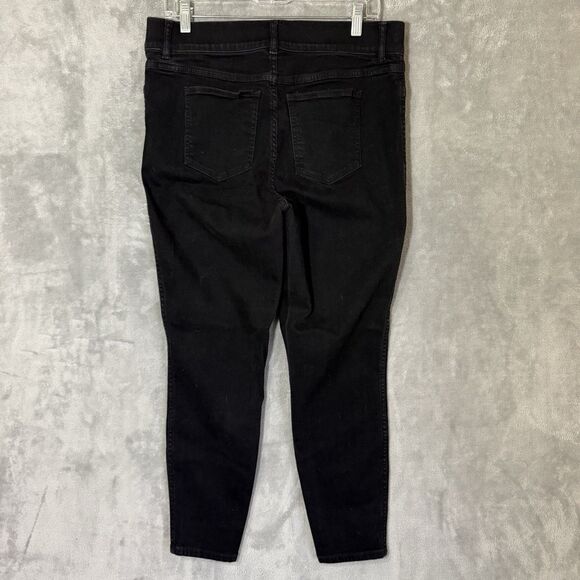 SPANX ANKLE SKINNY BLACK Pull On Jeans Women Size XL Jeggings 20278R Stretch - Picture 3 of 7